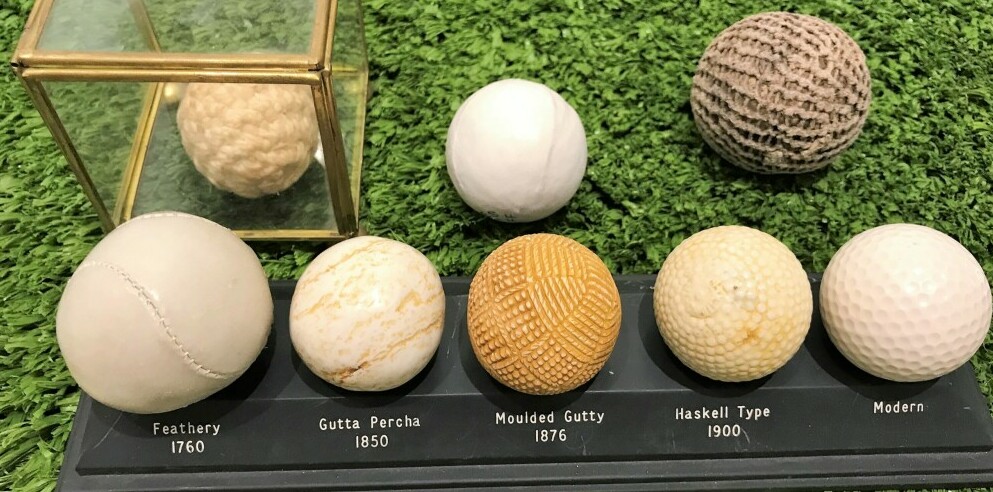 Time line of golf balls